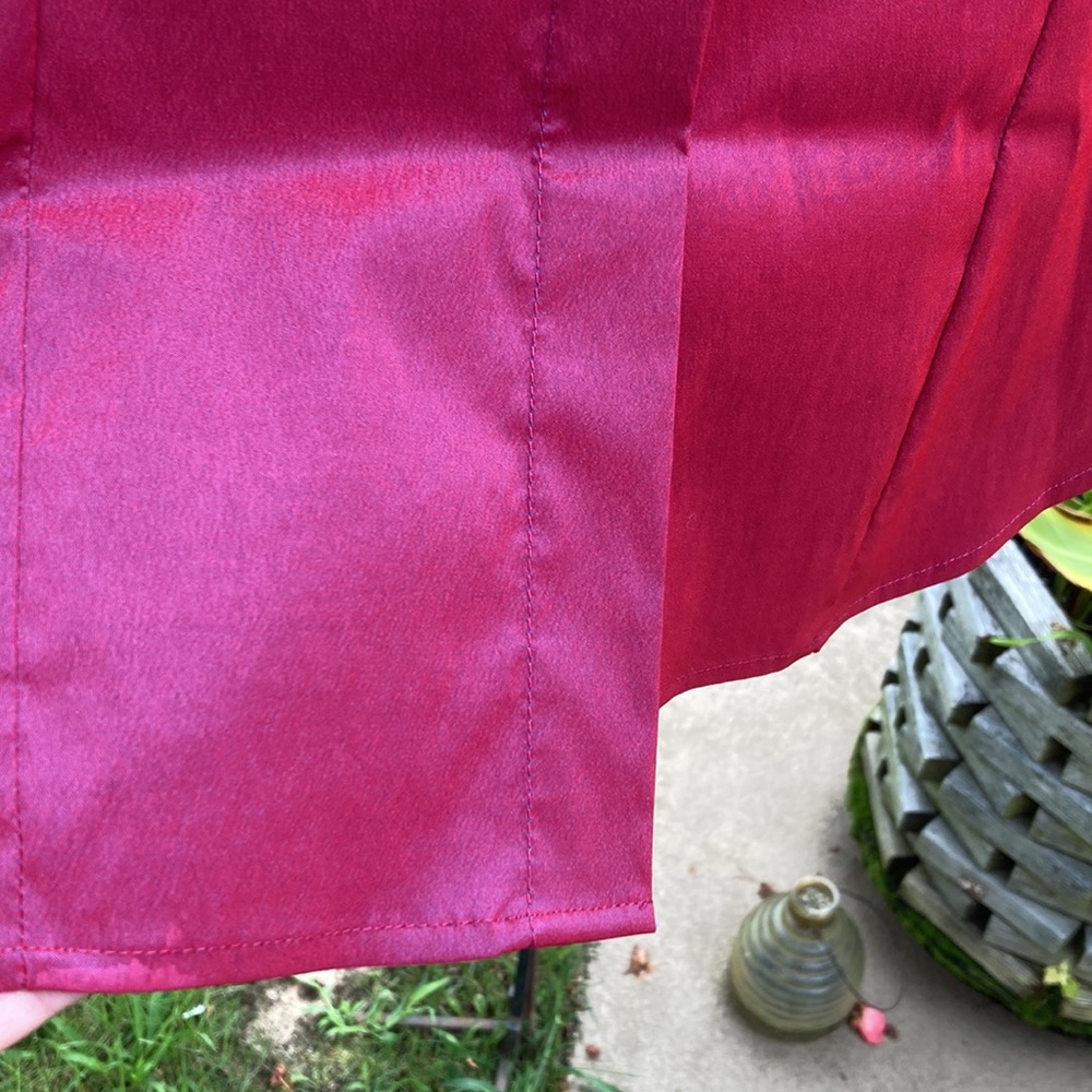 Express Stretch - 13/14 Red Button Up Short Sleev… - image 6